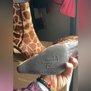 Ralph Lauren giraffe style boots !